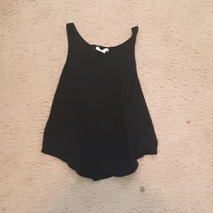 Black flowy tank top